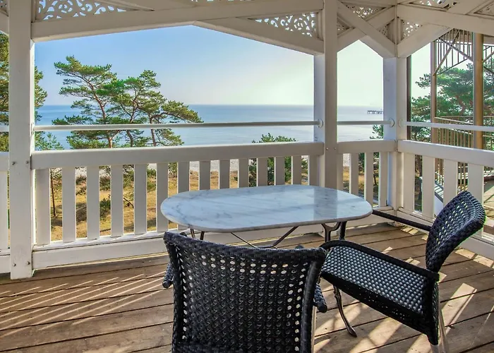 Strandvillen Binz - Ferienwohnung Mit Meerblick, 1 Schlafzimmer Und Balkon Sv-769